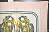 Authentic HERMES Carre 90 Scarf "BRIDES de GALA par " Silk Pink 4060K