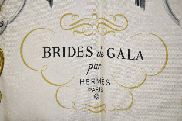 Authentic HERMES Carre 90 Scarf "BRIDES de GALA par " Silk Pink 4060K