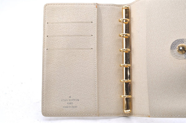 Authentic Louis Vuitton Damier Azur Agenda PM Notebook Cover R20706 LV 4061I