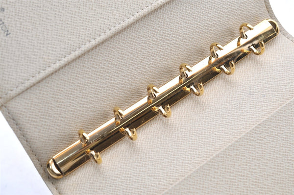 Authentic Louis Vuitton Damier Azur Agenda PM Notebook Cover R20706 LV 4061I