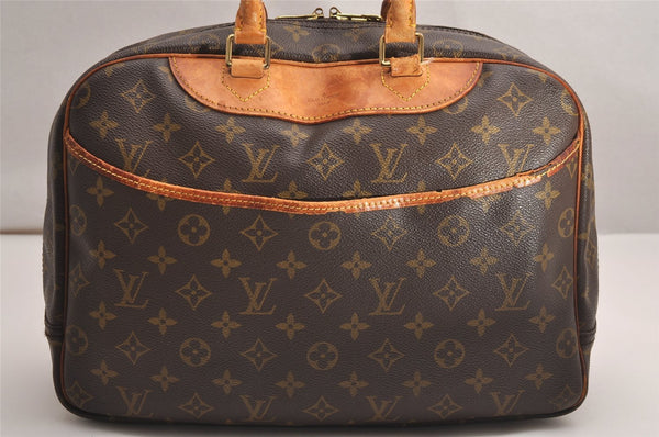 Authentic Louis Vuitton Monogram Deauville Hand Bag M47270 LV 4061J