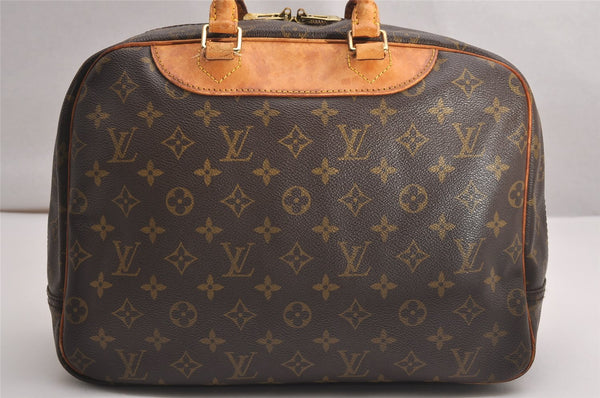 Authentic Louis Vuitton Monogram Deauville Hand Bag M47270 LV 4061J