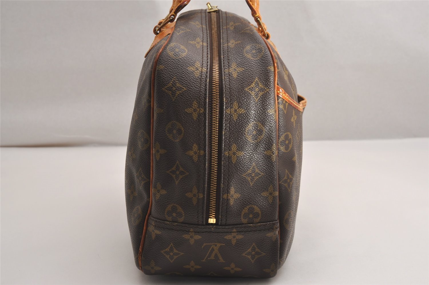 Authentic Louis Vuitton Monogram Deauville Hand Bag M47270 LV 4061J