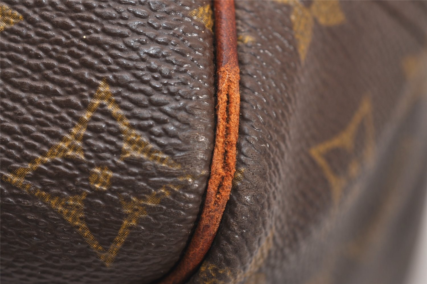 Authentic Louis Vuitton Monogram Deauville Hand Bag M47270 LV 4061J