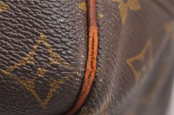 Authentic Louis Vuitton Monogram Deauville Hand Bag M47270 LV 4061J