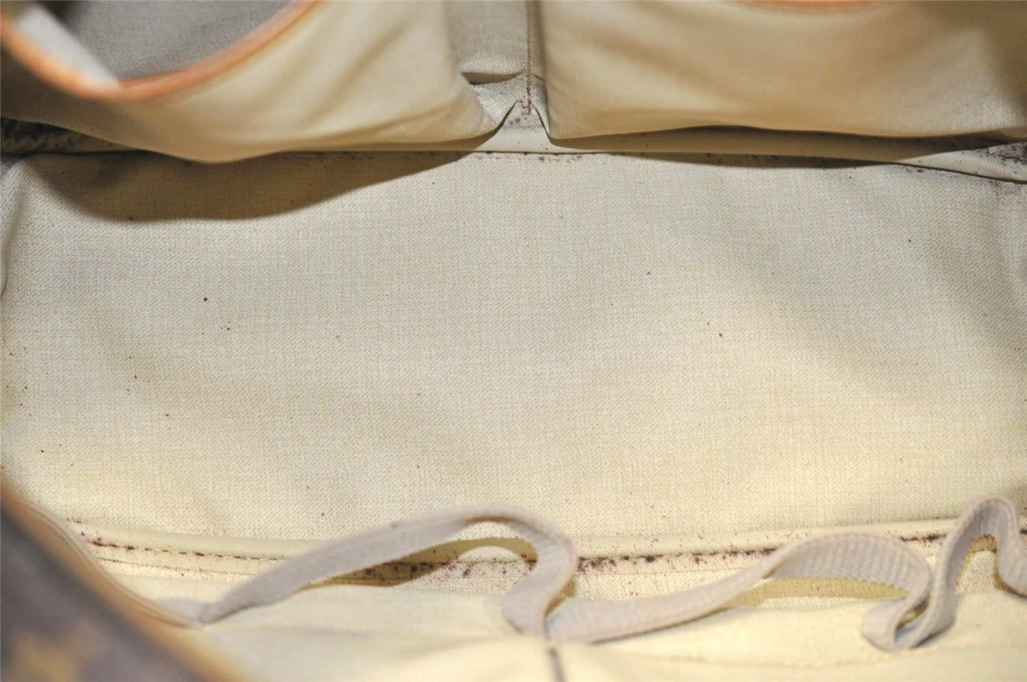 Authentic Louis Vuitton Monogram Deauville Hand Bag M47270 LV 4061J