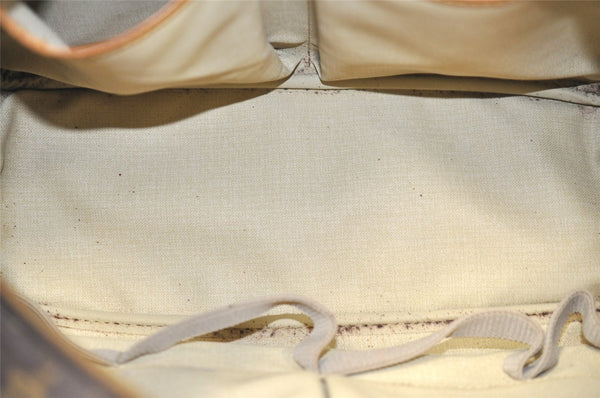 Authentic Louis Vuitton Monogram Deauville Hand Bag M47270 LV 4061J