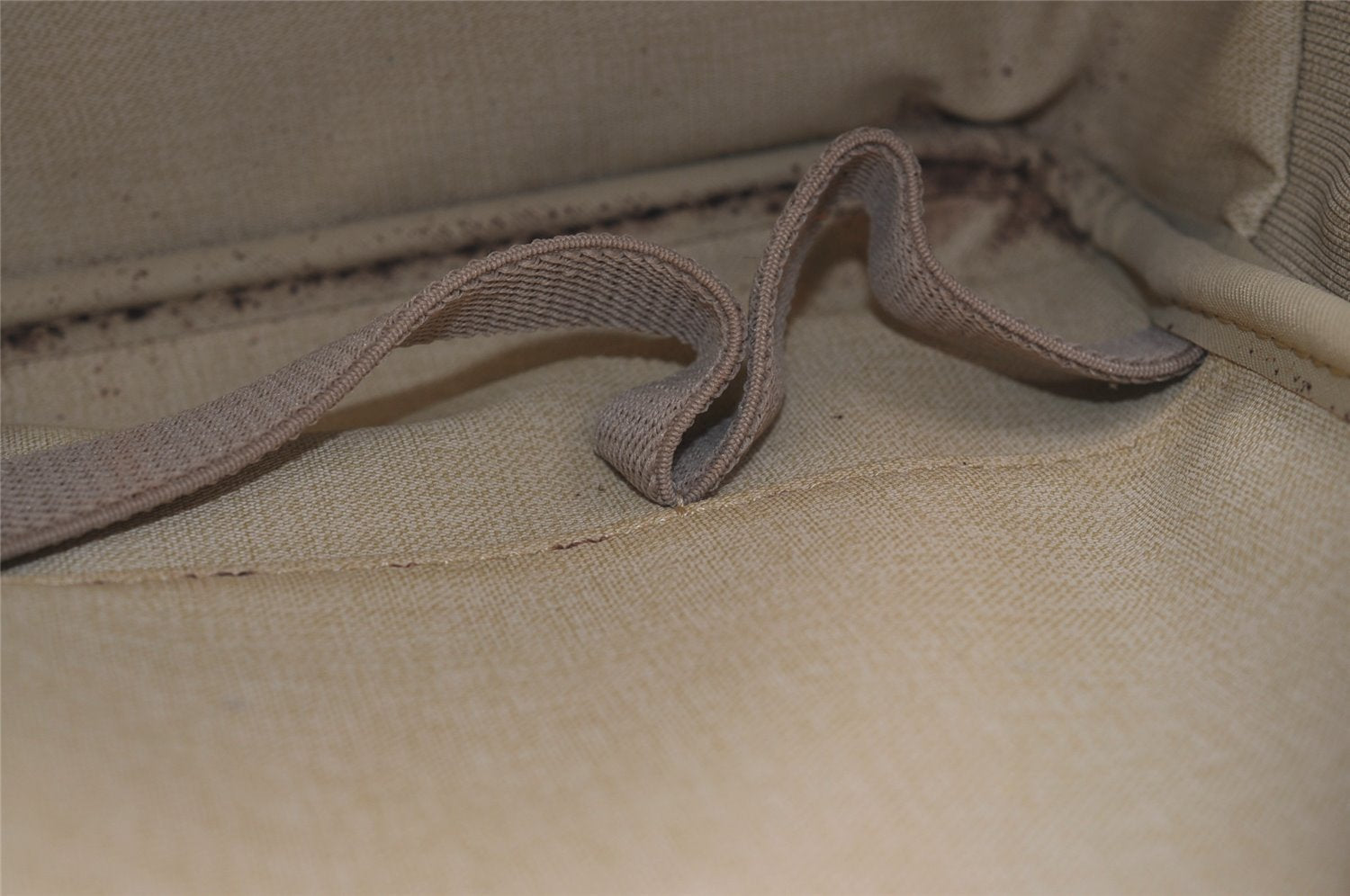 Authentic Louis Vuitton Monogram Deauville Hand Bag M47270 LV 4061J