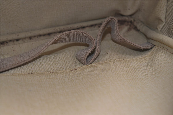 Authentic Louis Vuitton Monogram Deauville Hand Bag M47270 LV 4061J