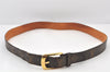 Authentic Louis Vuitton Monogram Ceinture Ellipse Belt 85cm 33.5" M6919 LV 4061K