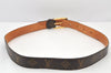 Authentic Louis Vuitton Monogram Ceinture Ellipse Belt 85cm 33.5" M6919 LV 4061K