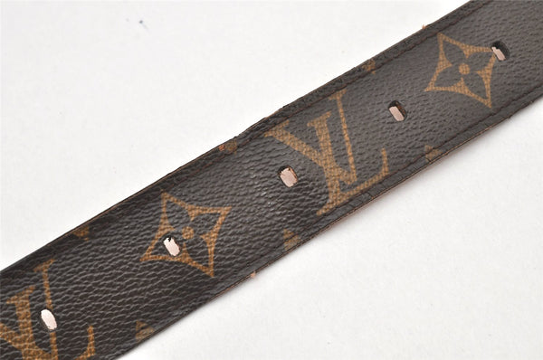 Authentic Louis Vuitton Monogram Ceinture Ellipse Belt 85cm 33.5" M6919 LV 4061K