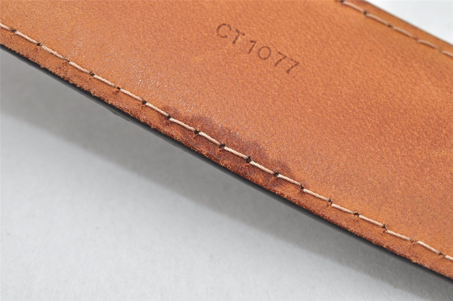 Authentic Louis Vuitton Monogram Ceinture Ellipse Belt 85cm 33.5