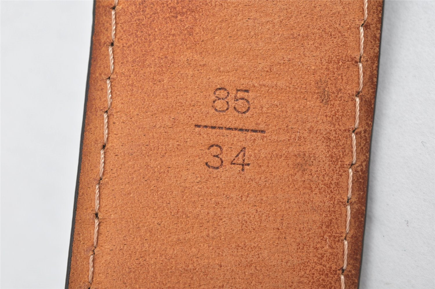 Authentic Louis Vuitton Monogram Ceinture Ellipse Belt 85cm 33.5