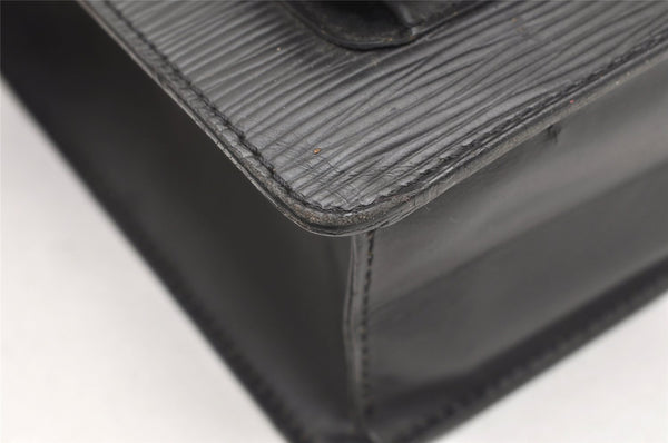 Authentic Louis Vuitton Epi Monceau 2Way Shoulder Hand Bag Black M52122 LV 4063K