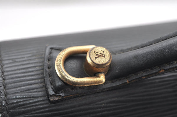 Authentic Louis Vuitton Epi Monceau 2Way Shoulder Hand Bag Black M52122 LV 4063K