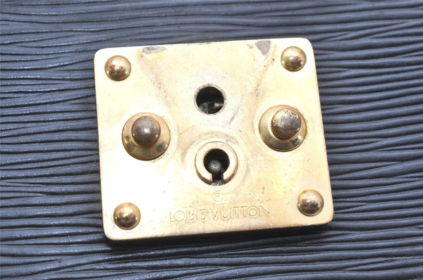 Authentic Louis Vuitton Epi Monceau 2Way Shoulder Hand Bag Black M52122 LV 4063K