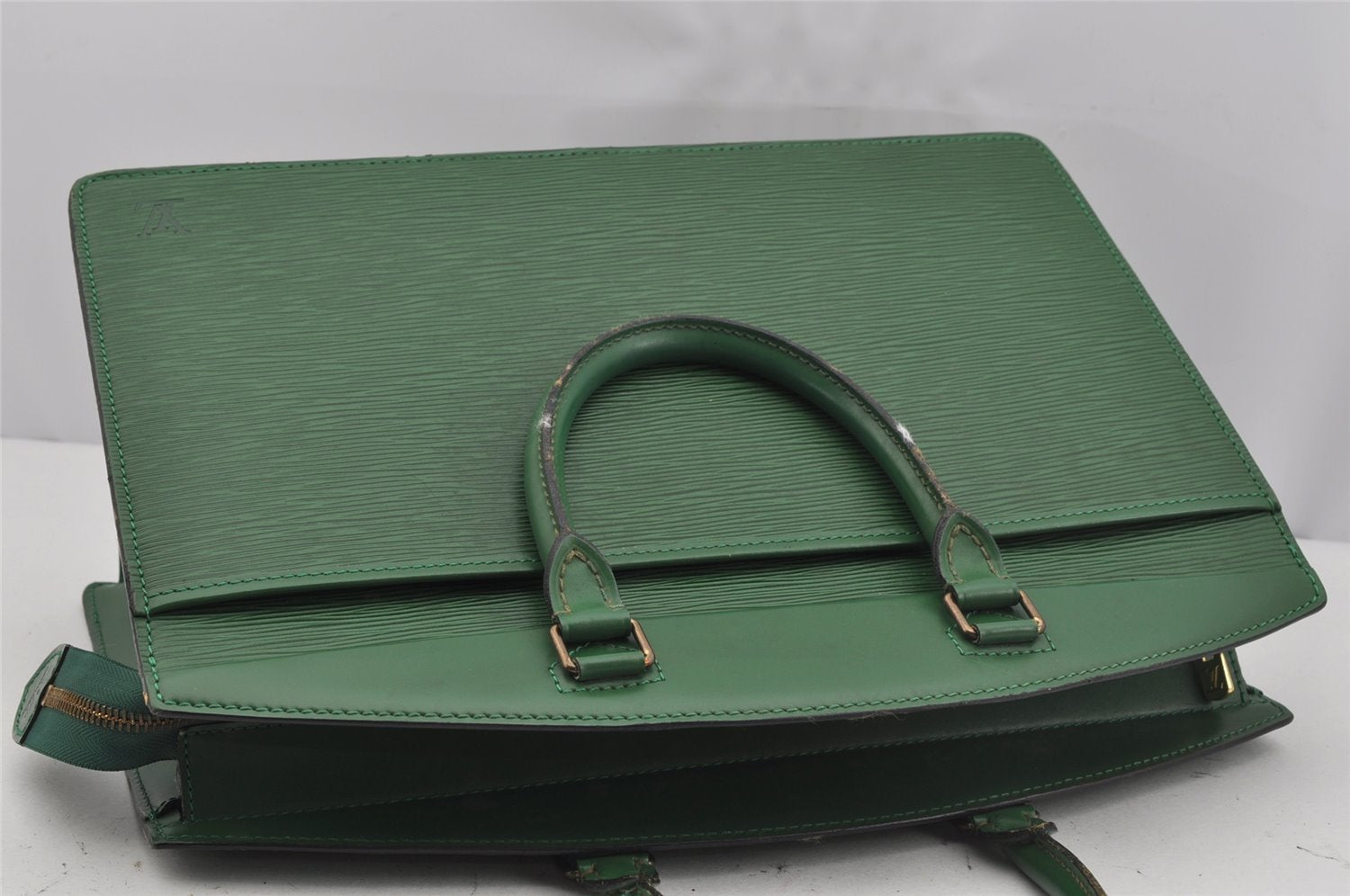 Authentic Louis Vuitton Epi Riviera Hand Bag Green M48184 LV 4064J