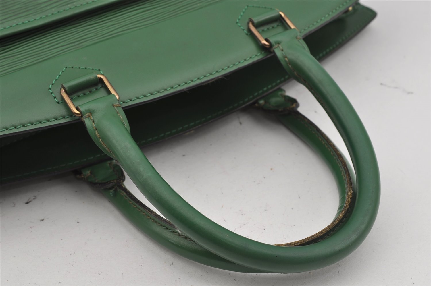 Authentic Louis Vuitton Epi Riviera Hand Bag Green M48184 LV 4064J