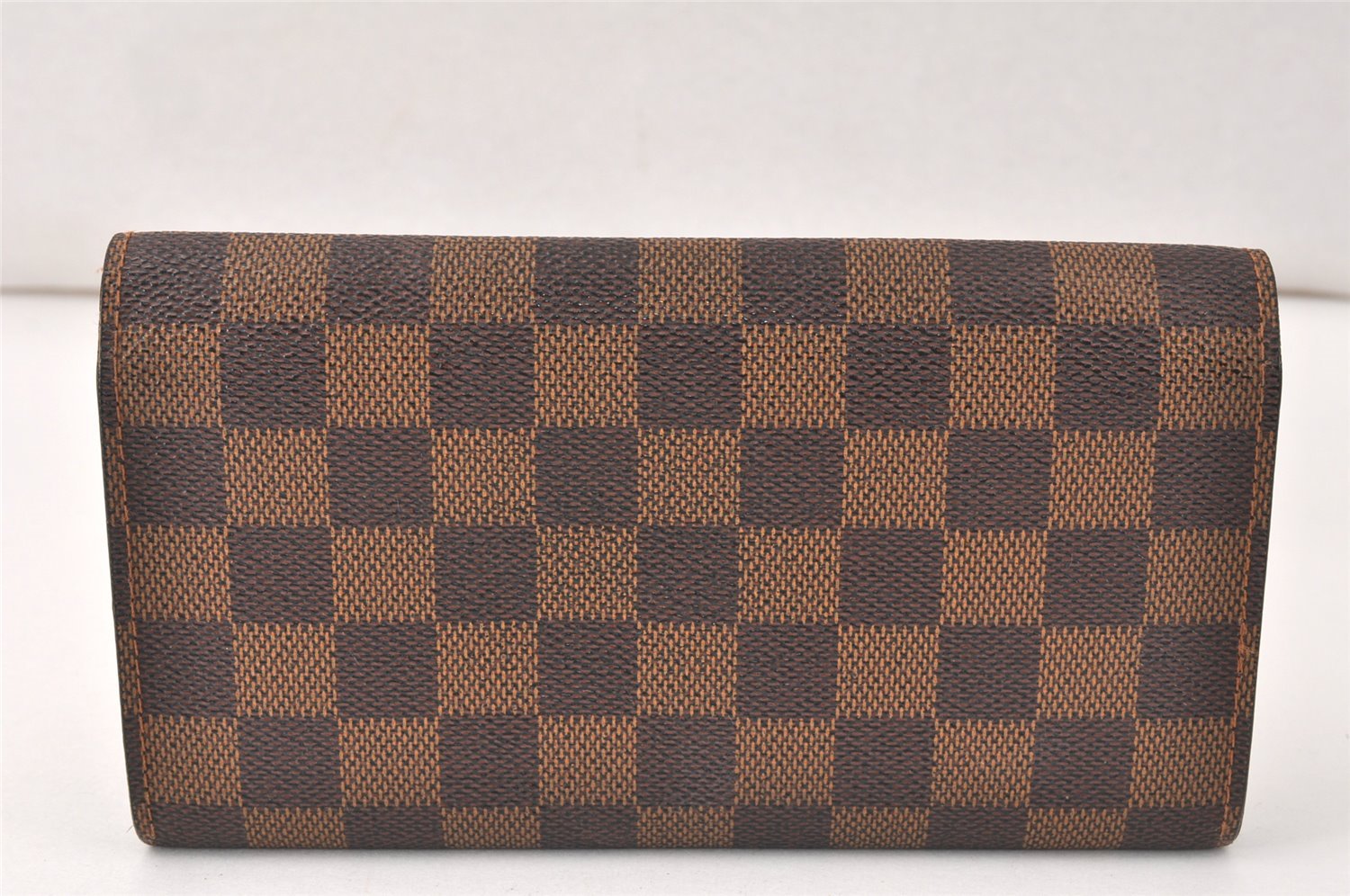 Authentic Louis Vuitton Damier Pochette Porte Monnaie Credit N61725 Wallet 4064K