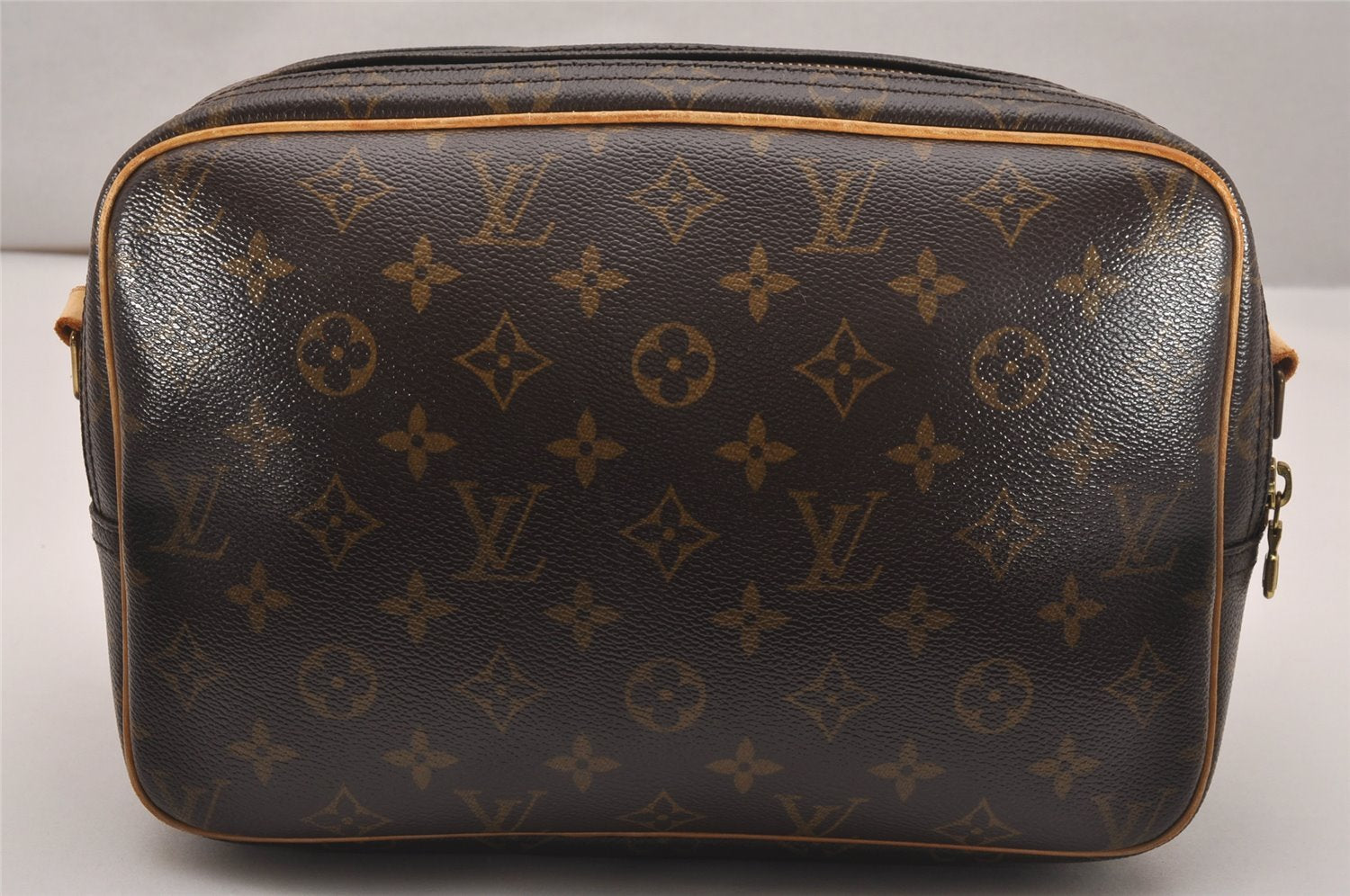 Authentic Louis Vuitton Monogram Reporter PM Shoulder Cross Bag M45254 LV 4065J