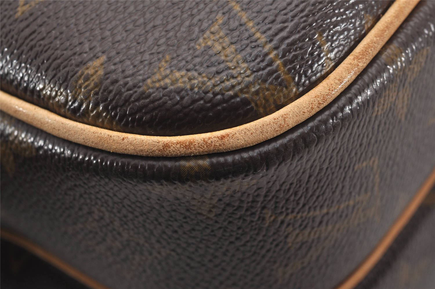 Authentic Louis Vuitton Monogram Reporter PM Shoulder Cross Bag M45254 LV 4065J