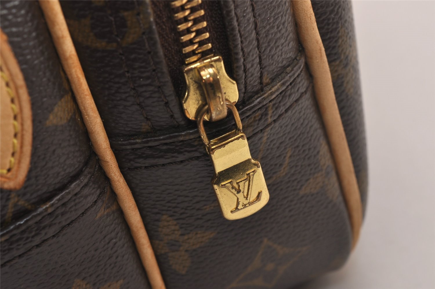 Authentic Louis Vuitton Monogram Reporter PM Shoulder Cross Bag M45254 LV 4065J