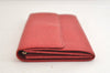 Auth Louis Vuitton Epi Pochette Porte Monnaie Credit Wallet Red M63577 LV 4065K