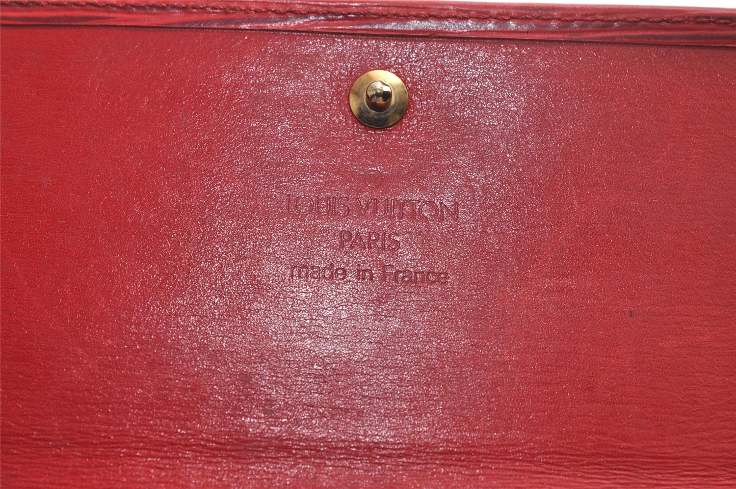 Auth Louis Vuitton Epi Pochette Porte Monnaie Credit Wallet Red M63577 LV 4065K