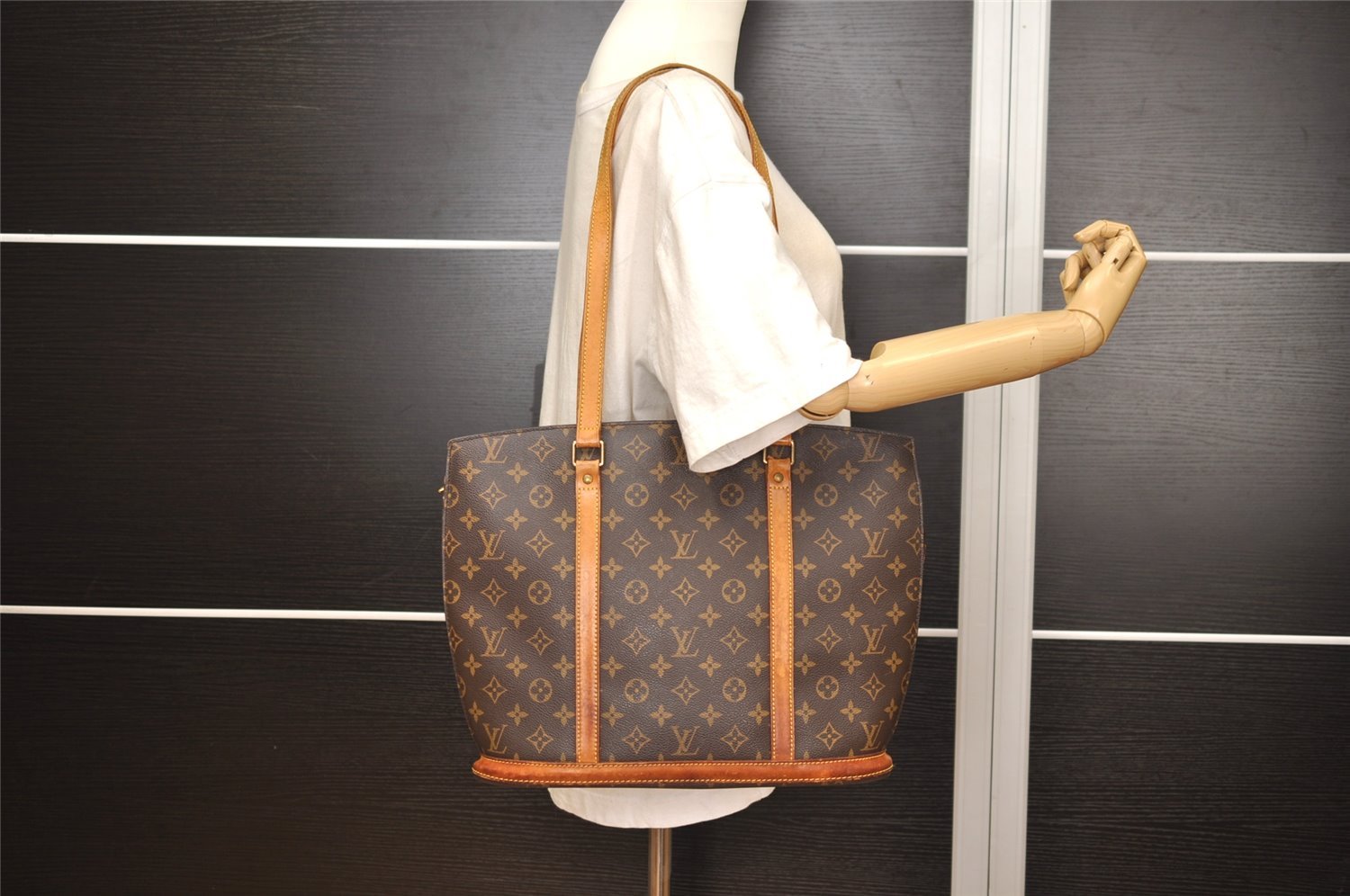 Authentic Louis Vuitton Monogram Babylone Shoulder Tote Bag M51102 LV 4066J