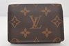 Auth Louis Vuitton Monogram Enveloppe Carte de Visite Card Case M62920 LV 4066K