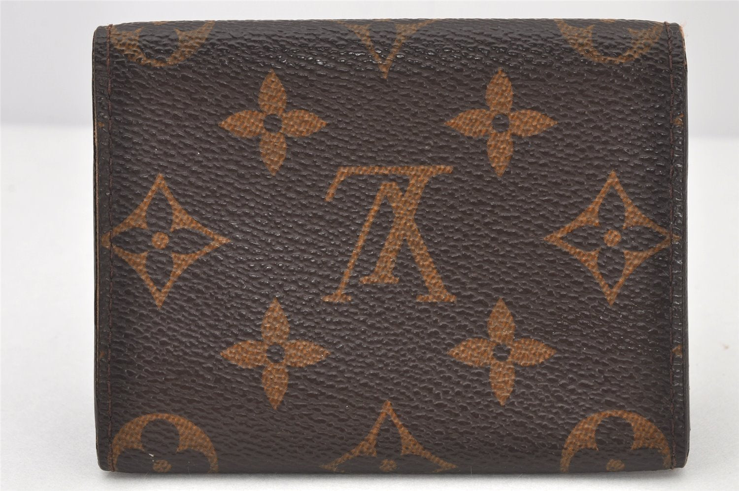 Auth Louis Vuitton Monogram Enveloppe Carte de Visite Card Case M62920 LV 4066K