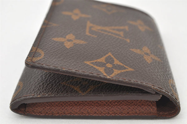 Auth Louis Vuitton Monogram Enveloppe Carte de Visite Card Case M62920 LV 4066K