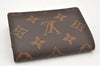 Auth Louis Vuitton Monogram Enveloppe Carte de Visite Card Case M62920 LV 4066K