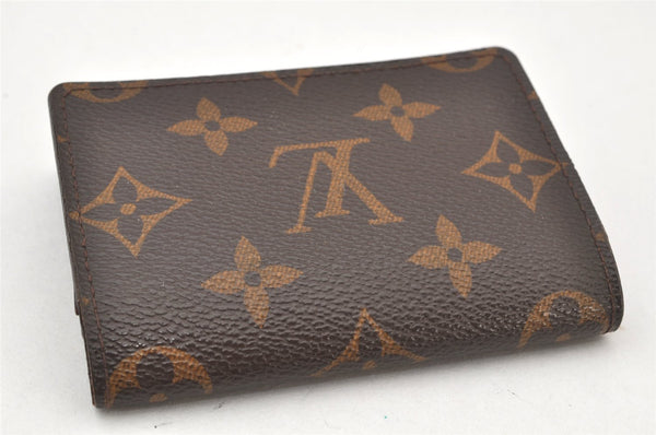 Auth Louis Vuitton Monogram Enveloppe Carte de Visite Card Case M62920 LV 4066K