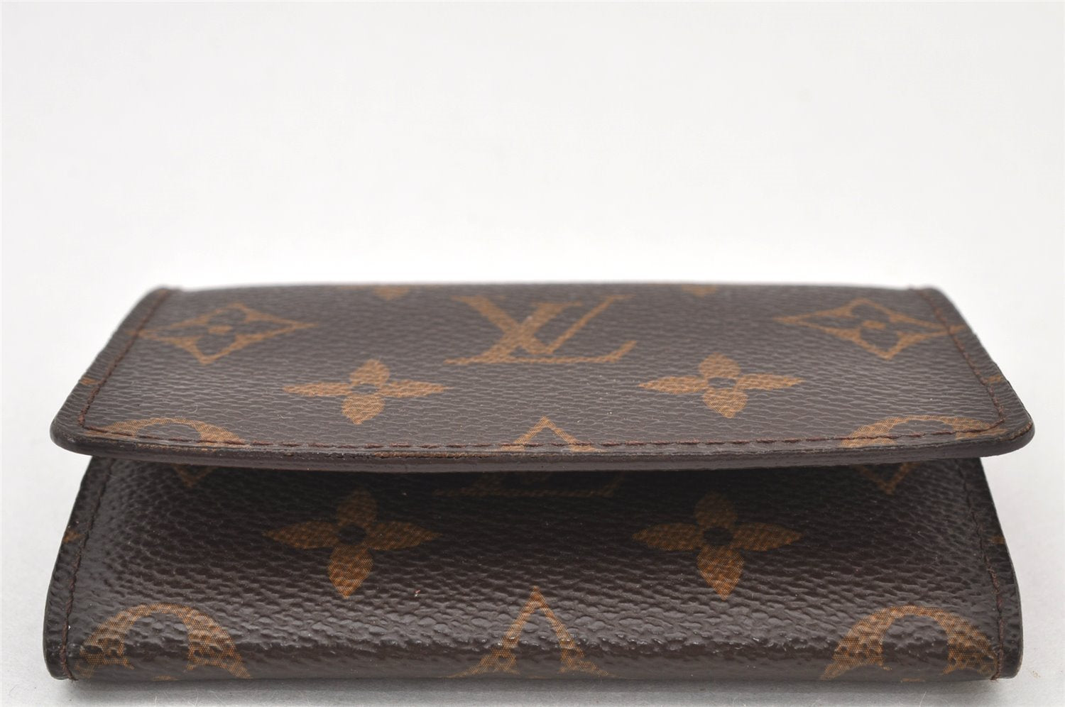 Auth Louis Vuitton Monogram Enveloppe Carte de Visite Card Case M62920 LV 4066K