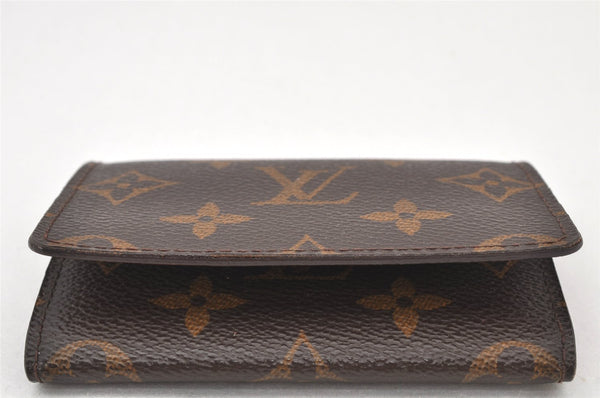 Auth Louis Vuitton Monogram Enveloppe Carte de Visite Card Case M62920 LV 4066K