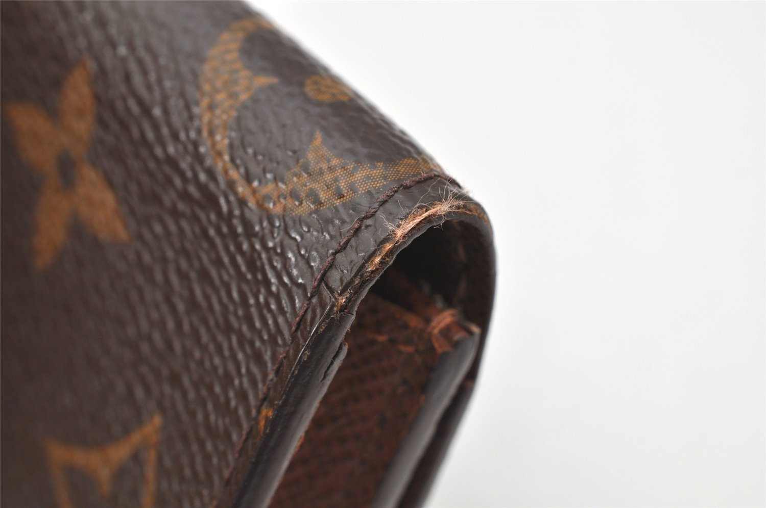 Auth Louis Vuitton Monogram Enveloppe Carte de Visite Card Case M62920 LV 4066K