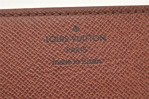 Auth Louis Vuitton Monogram Enveloppe Carte de Visite Card Case M62920 LV 4066K
