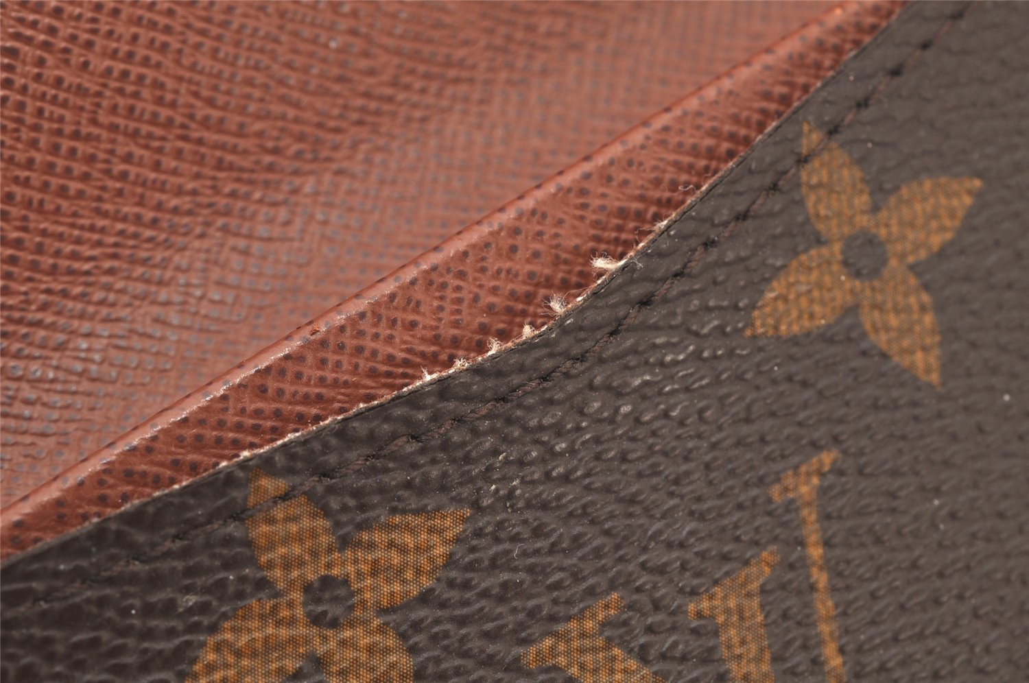 Auth Louis Vuitton Monogram Enveloppe Carte de Visite Card Case M62920 LV 4066K