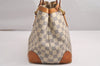 Authentic Louis Vuitton Damier Azur Hampstead PM N51207 Shoulder Tote Bag 4067J