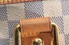 Authentic Louis Vuitton Damier Azur Hampstead PM N51207 Shoulder Tote Bag 4067J