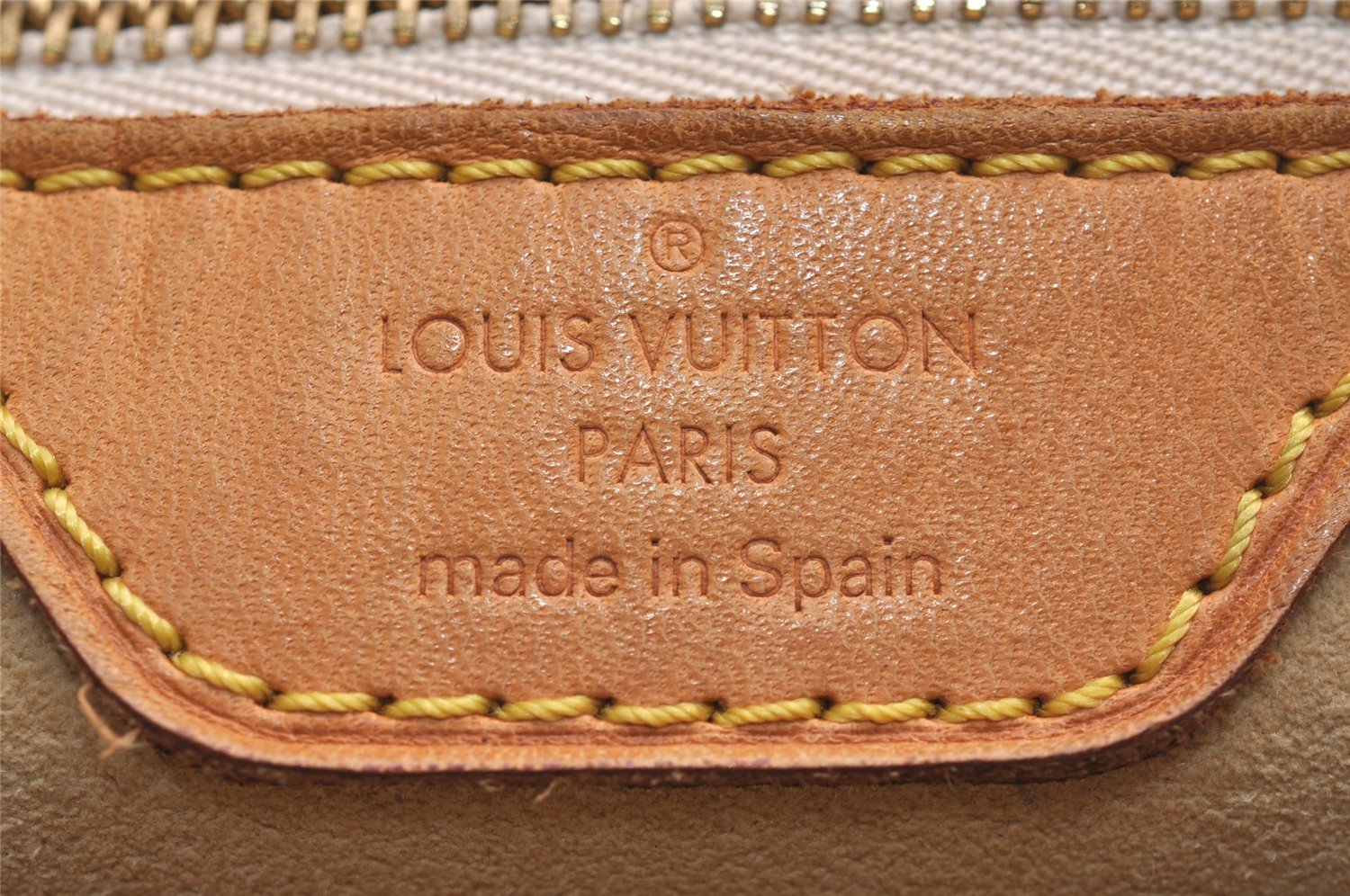 Authentic Louis Vuitton Damier Azur Hampstead PM N51207 Shoulder Tote Bag 4067J