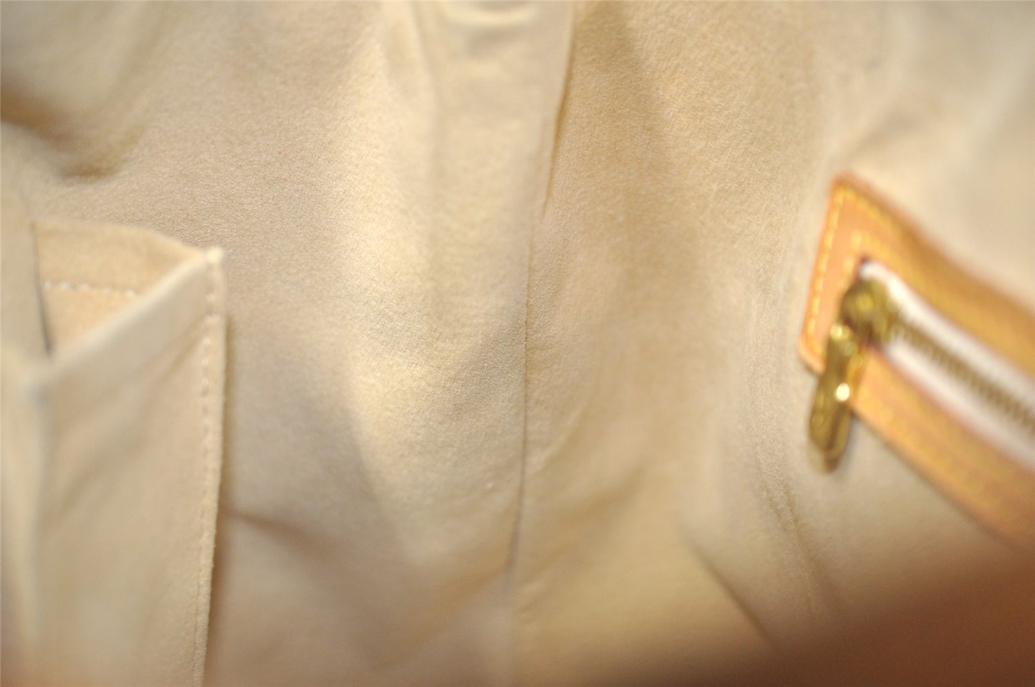 Authentic Louis Vuitton Damier Azur Hampstead PM N51207 Shoulder Tote Bag 4067J