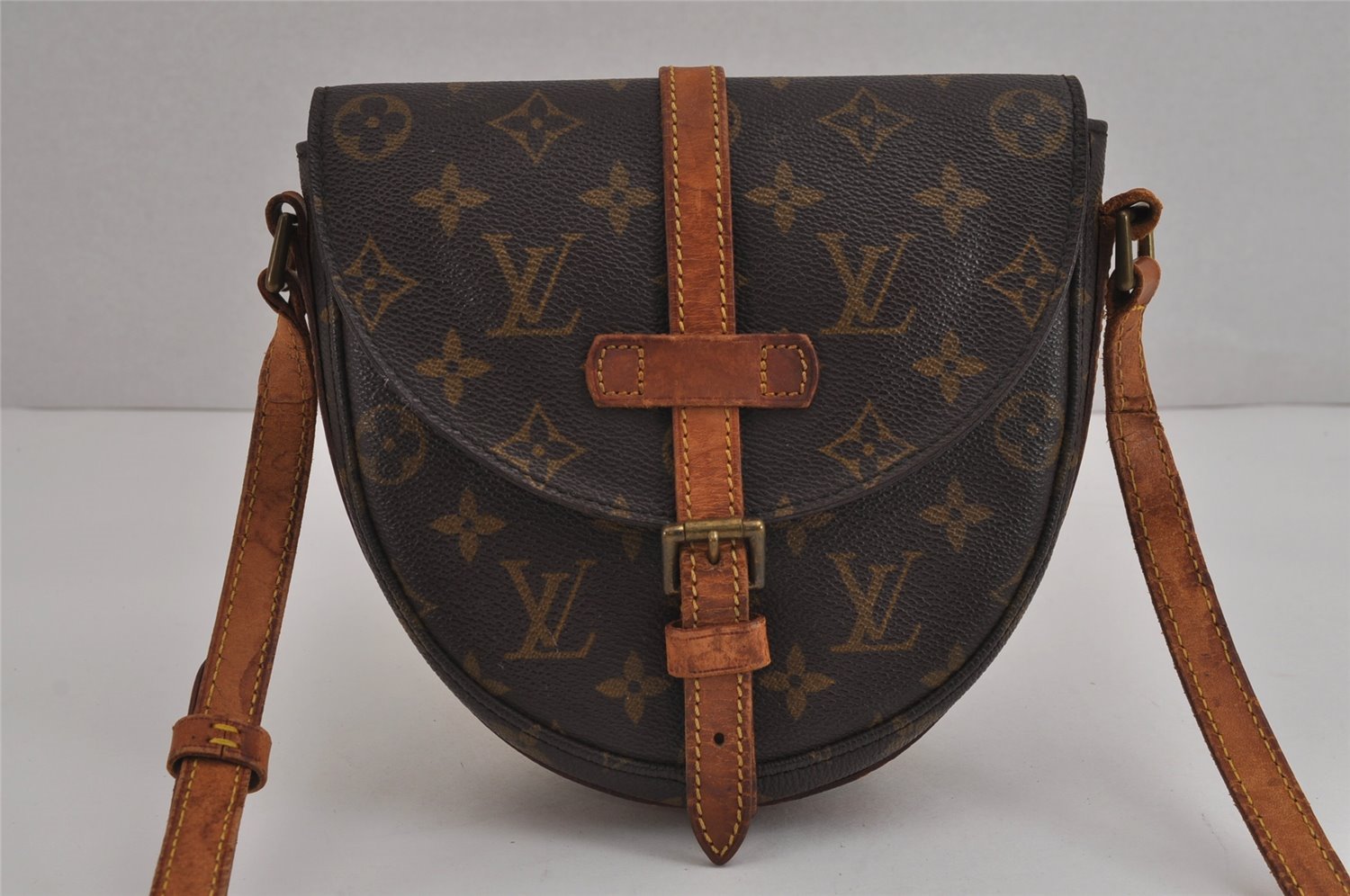 Authentic Louis Vuitton Monogram Chantilly PM Shoulder Bag M51234 Junk 4068J