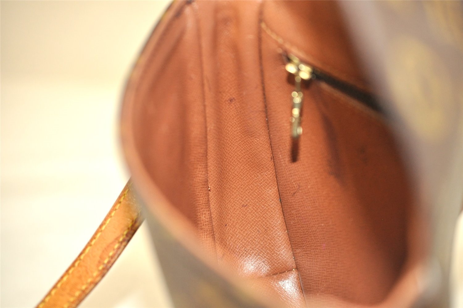 Authentic Louis Vuitton Monogram Chantilly PM Shoulder Bag M51234 Junk 4068J