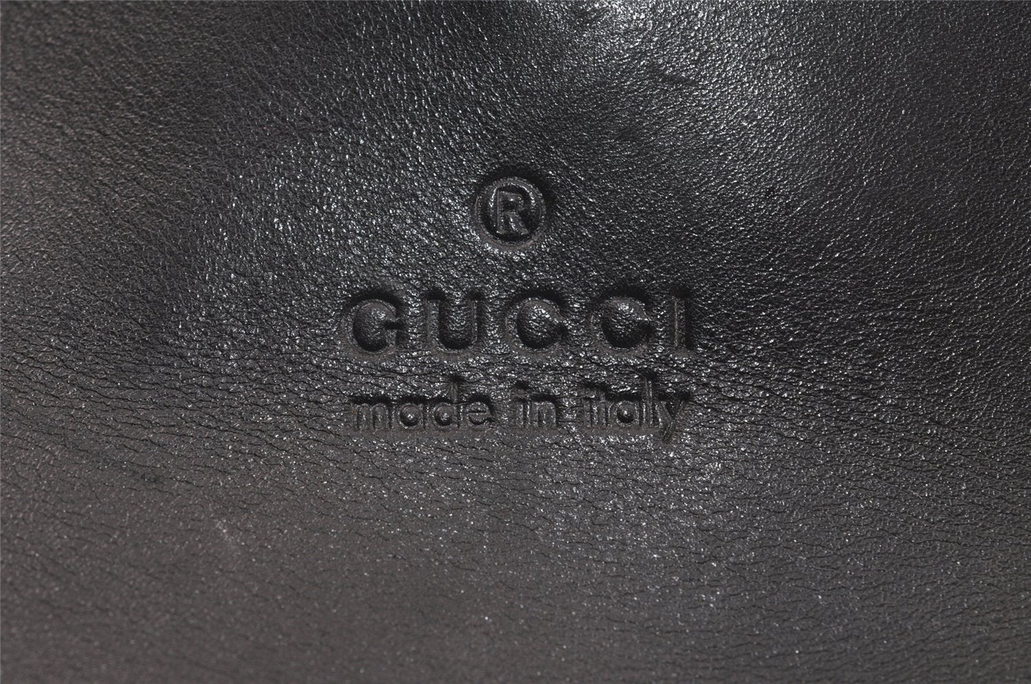 Authentic GUCCI Vintage Shoulder Hand Bag Leather 0013167 Black Junk 4068K