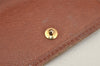 Authentic Louis Vuitton Monogram Porte Billet Carte Credit Monnaie Wallet 4070I