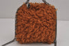 Auth Stella McCartney Falabella Mini Shoulder Hand Bag Fur Leather Brown 4070J