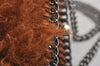 Auth Stella McCartney Falabella Mini Shoulder Hand Bag Fur Leather Brown 4070J